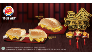 Burger King Triple Cheese Burger