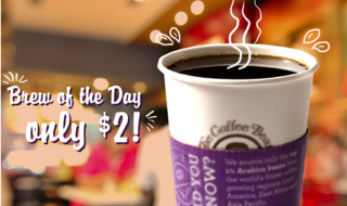 Coffee Bean Brew of the day