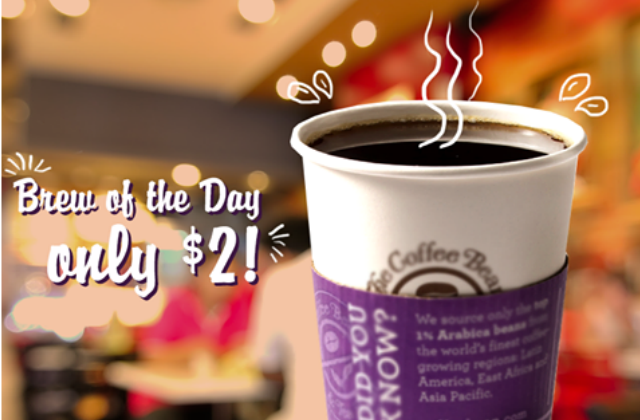 Coffee Bean Brew of the day