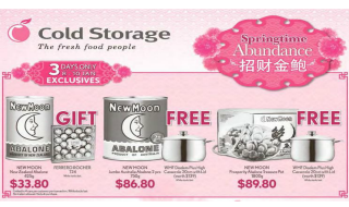 Cold Storage Abalone promotion