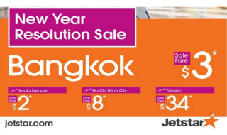 Jetstar New Year Resolution Sale