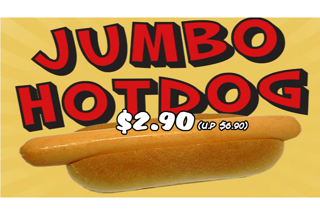 Jumbo Hotdog Cathay Cineplexes