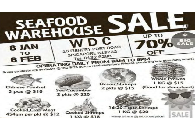 Pan Ocean Seafood Warehouse Sale