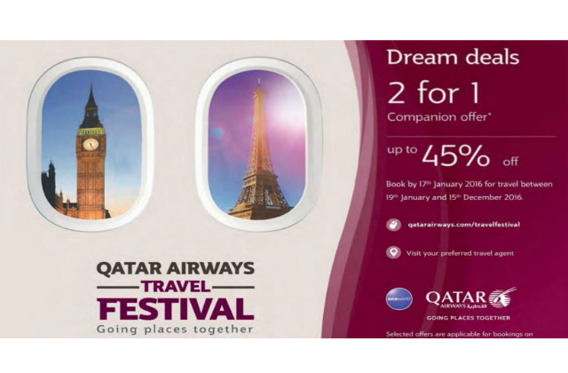 Qatar Airways Travel Festival 2016