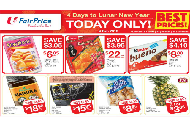 Fairprice CNY Feb 4