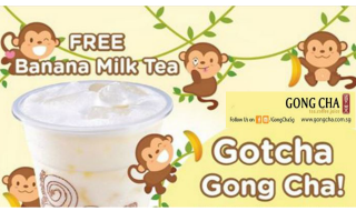 Gong Cha Free Banana Milk Tea