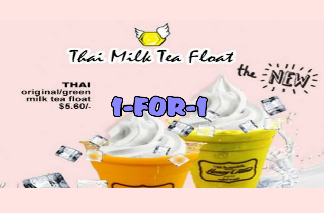 HoneyCreme 1for1 Thai Milk Tea Float
