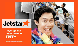 Jetstar Pay to go return for free 15 Feb