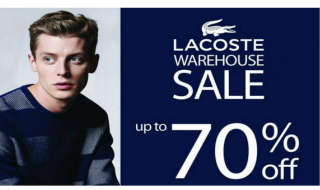 Lacoste Warehouse Sale 2016