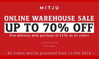 Mitju Online Warehouse Sale 10 Feb