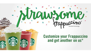 Starbucks 1 for 1 Frappuccino