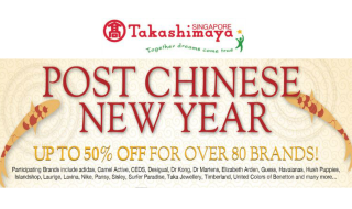 Takashimaya Post CNY Sale Feb 10