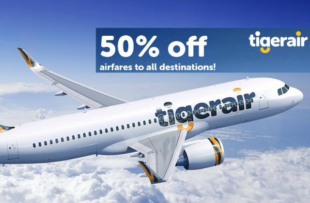 Tigerair 50OFF NTUC 15 Feb