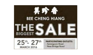 Bee Cheng Hiang Biggest Sale