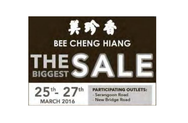 Bee Cheng Hiang Biggest Sale