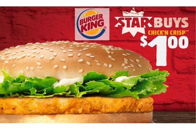 Burger King 1 Chicken Crisp