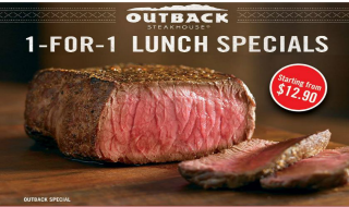 Outback Steakhouse 1 for 1