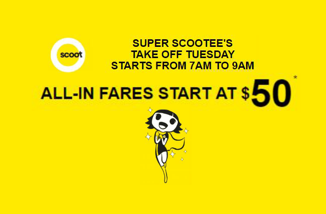 Scoot Super Tuesday 22 Mar