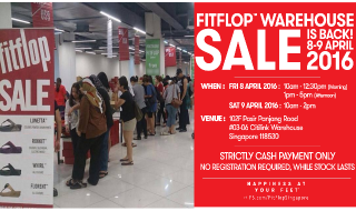 FitFlop Warehouse Sale 2016