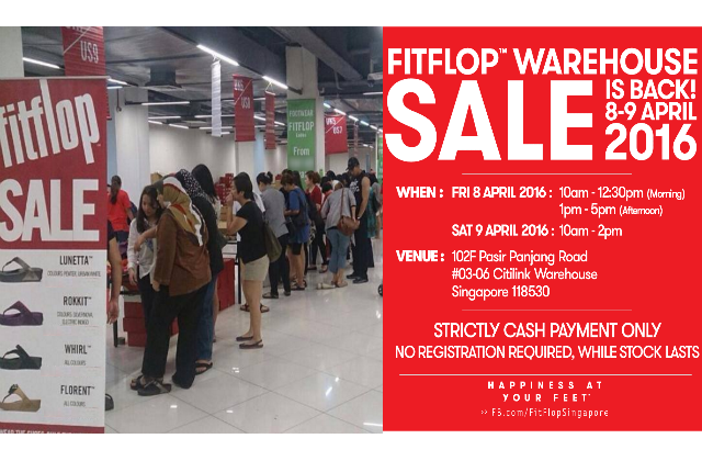 FitFlop Warehouse Sale 2016