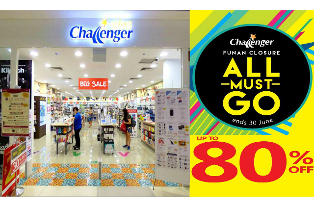 Funan Challenger Closure Sale