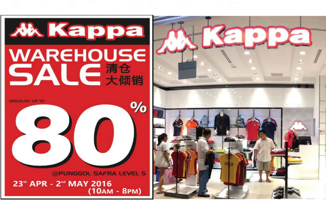 Kappa Warehouse Sale 2016