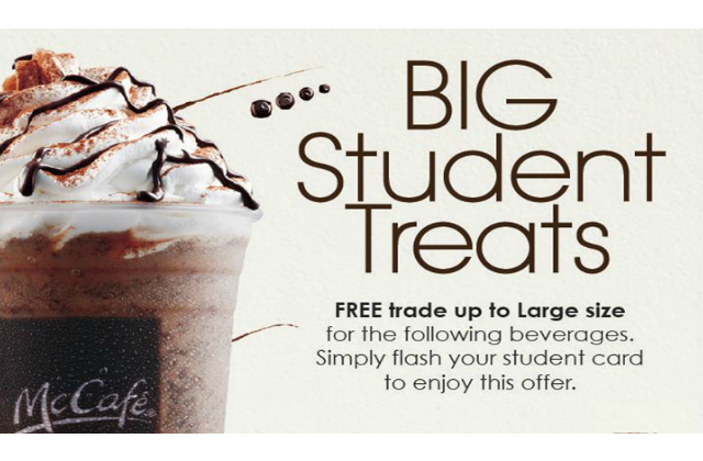 McDonalds BIG STUDENT TREATS