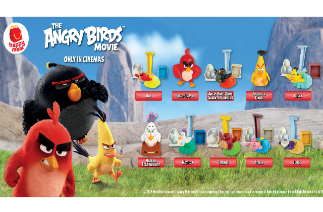 Angry birds mcdonalds plush sales