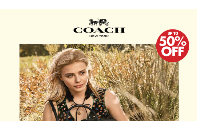 Coach Up to 50 OFF