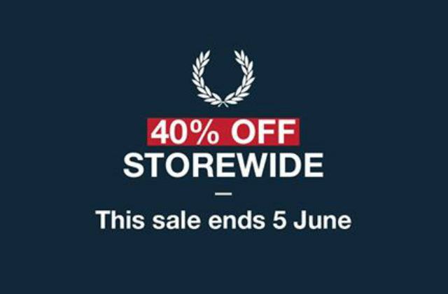 Fred Perry Sale 19 May 16