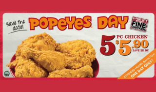 Popeyes day 5 Jun