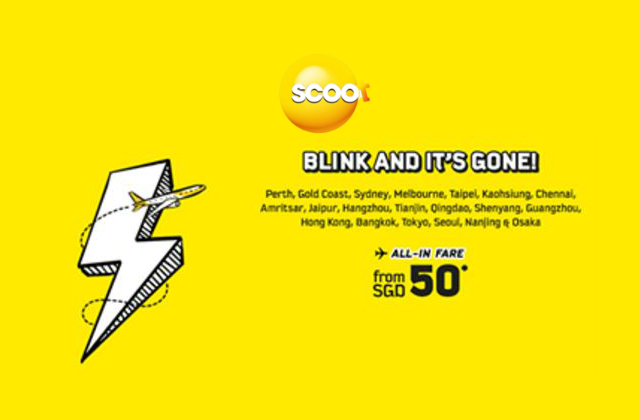 Scoot Flash Sale 21 May 16