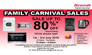 Brandt Family Carnival Sale