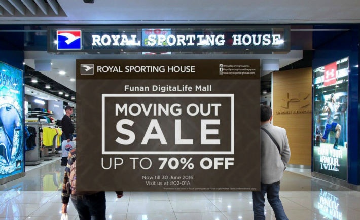Royal Sporting House Moving Out Sale