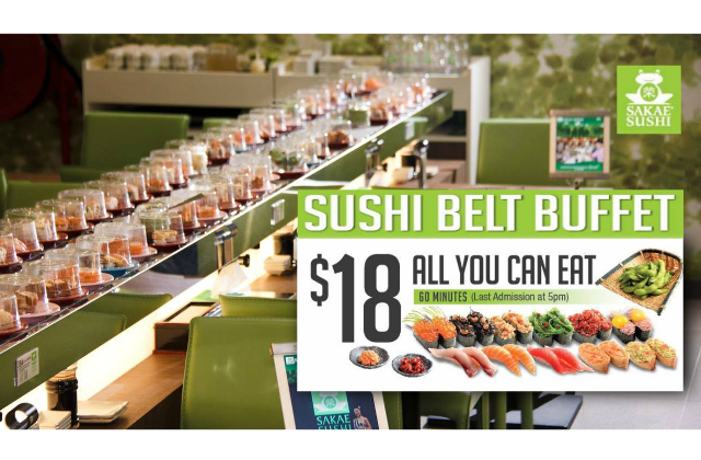 Sakae Sushi 18 Sushi Belt Buffet