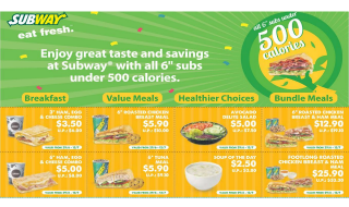 Subway Coupons Featured