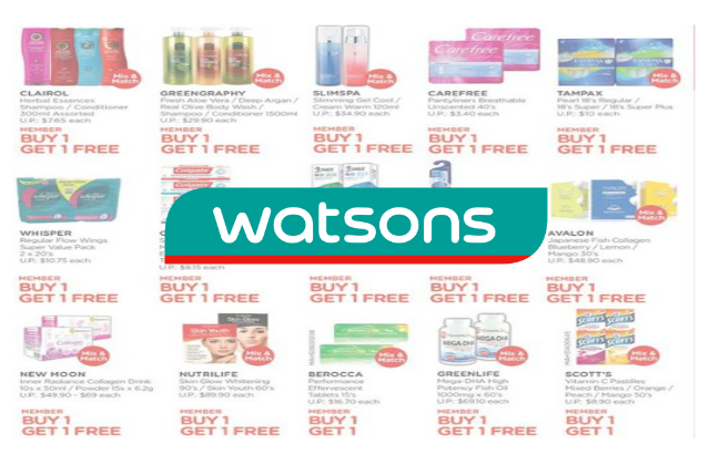 watsons member sale