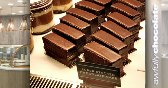 Awfully Chocolate Stacked Chocolate CakeAwfully Chocolate Stacked Chocolate Cake