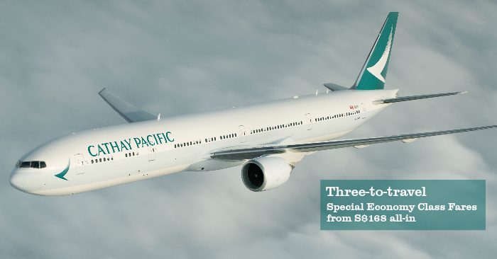 Cathay Pacific 3 to travel