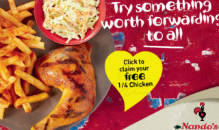 NANDOS FREE PERI PERI CHICKEN