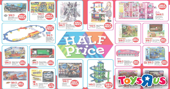 TOYS R US HALF PRICE