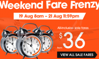 Jetstar Weekend Fare Frenzy