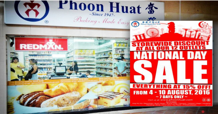 Phoon Huat National Day Promotion