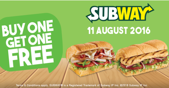 Subway BOGOF