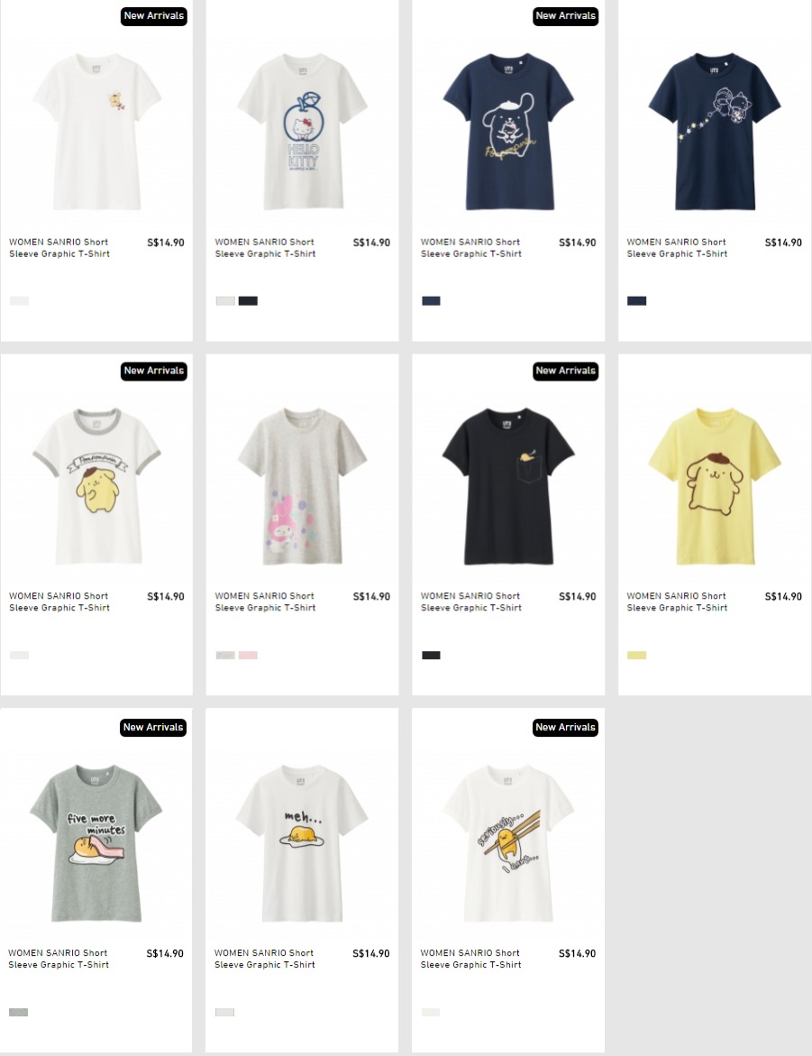 Uniqlo introduces new Sanrio UT Graphic T-Shirts. Grab the latest ...