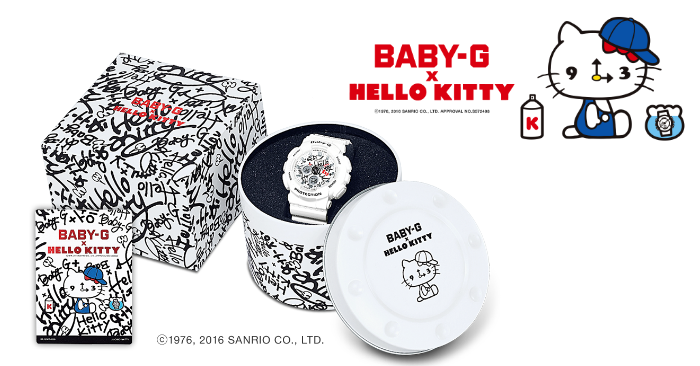 CASIO launches the limited edition BABY-G X Hello Kitty watch from