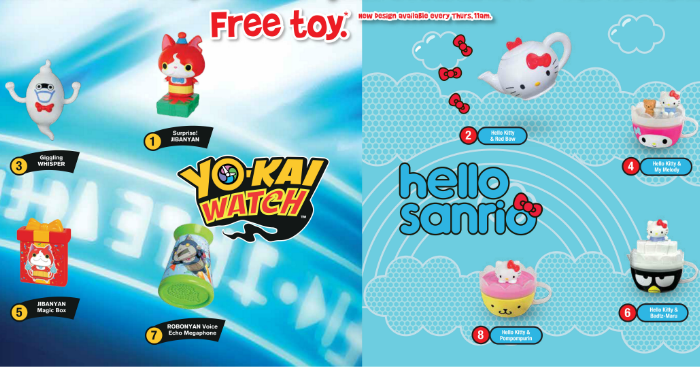 hello kitty mcdonalds 2018