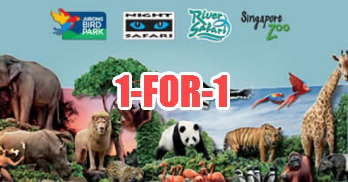 river safari tickets 1 for 1 singapore zoo