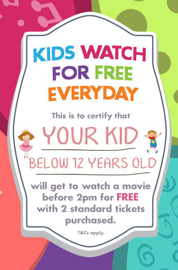 Kids Watch For FREE EVERYDAY at Golden Village from now till 30 November 2018 - 1