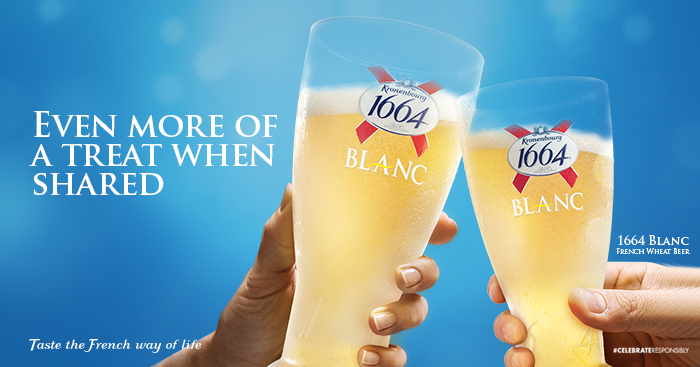 Redeem your 1664 Blanc and experience the French way of life